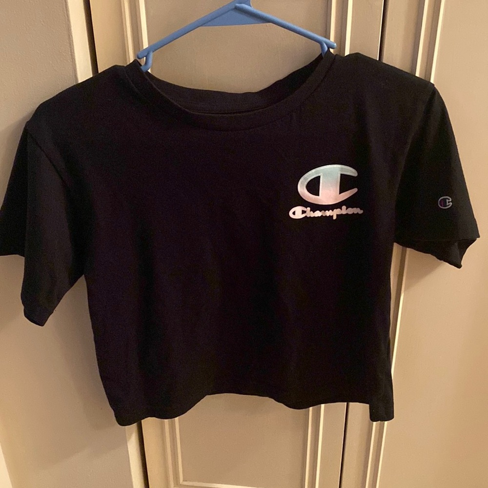 Champion cropped t shirt